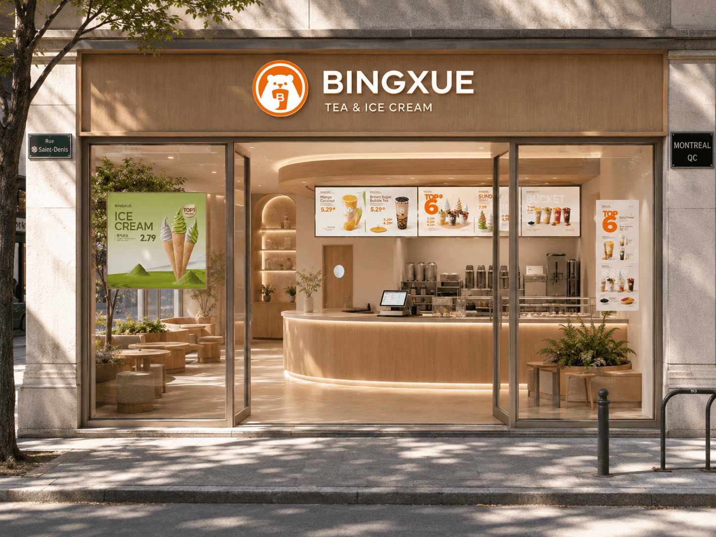 BINGXUE North York storefront preview