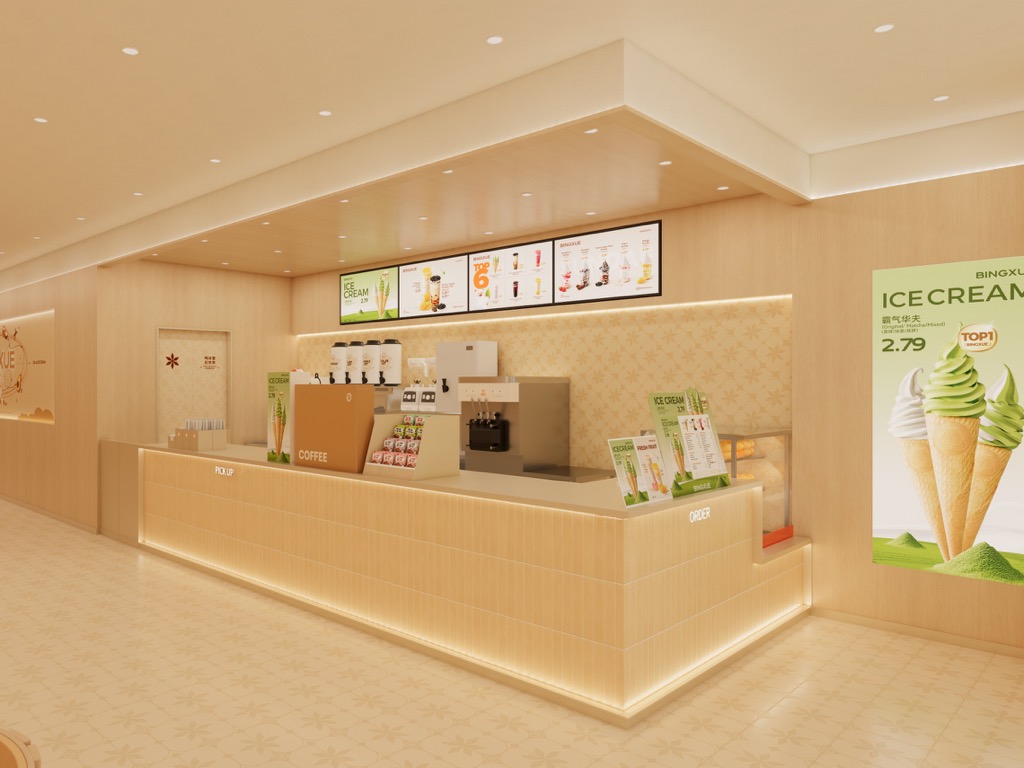 The clean and welcoming Vancouver BINGXUE store interior